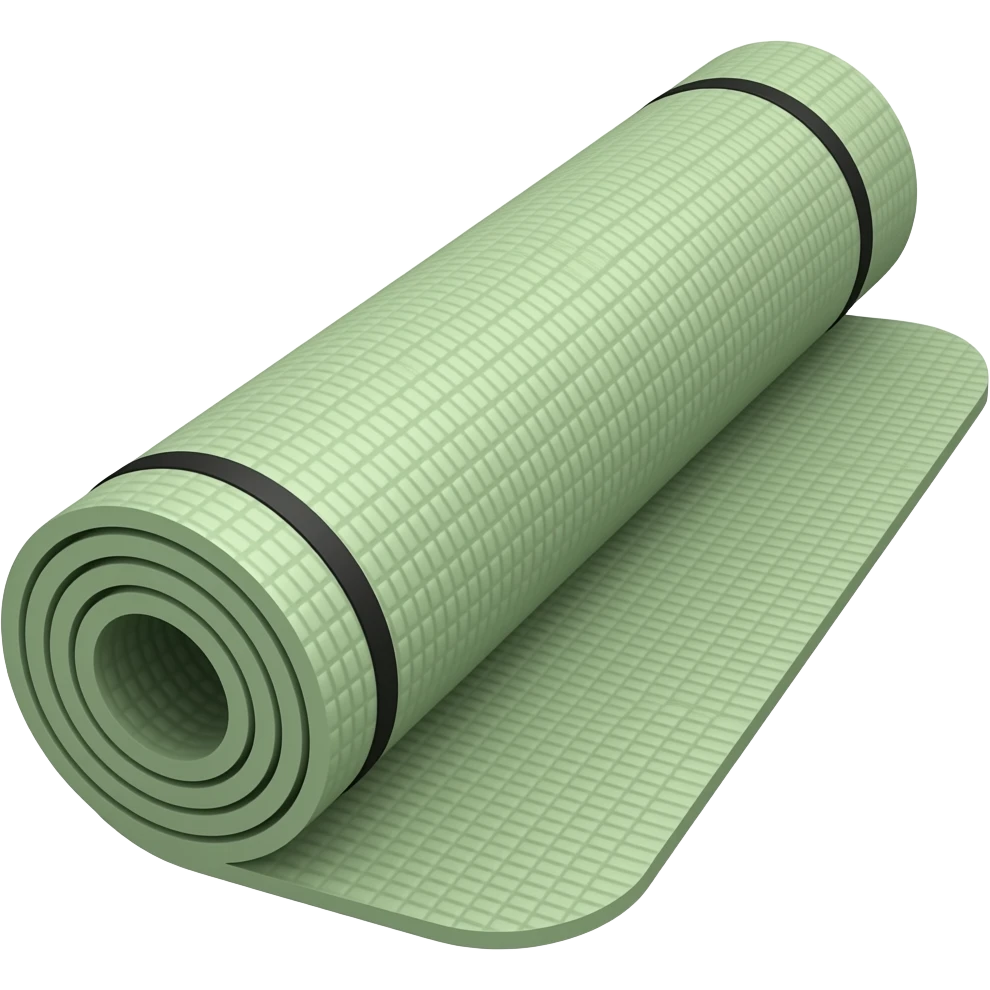 Meine eingerollte Yogamatte emoji