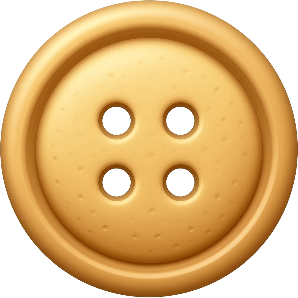 Cookie shaped like a button emoji
