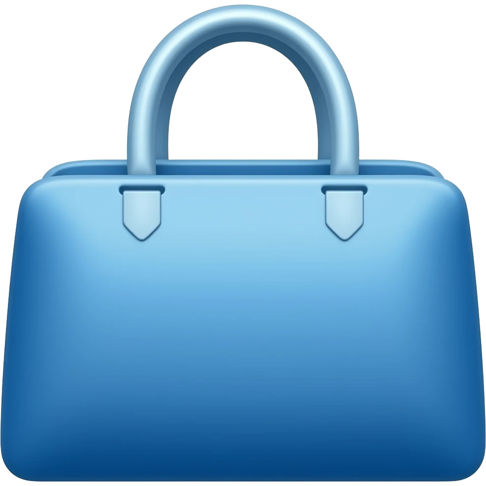Sac bleu emoji