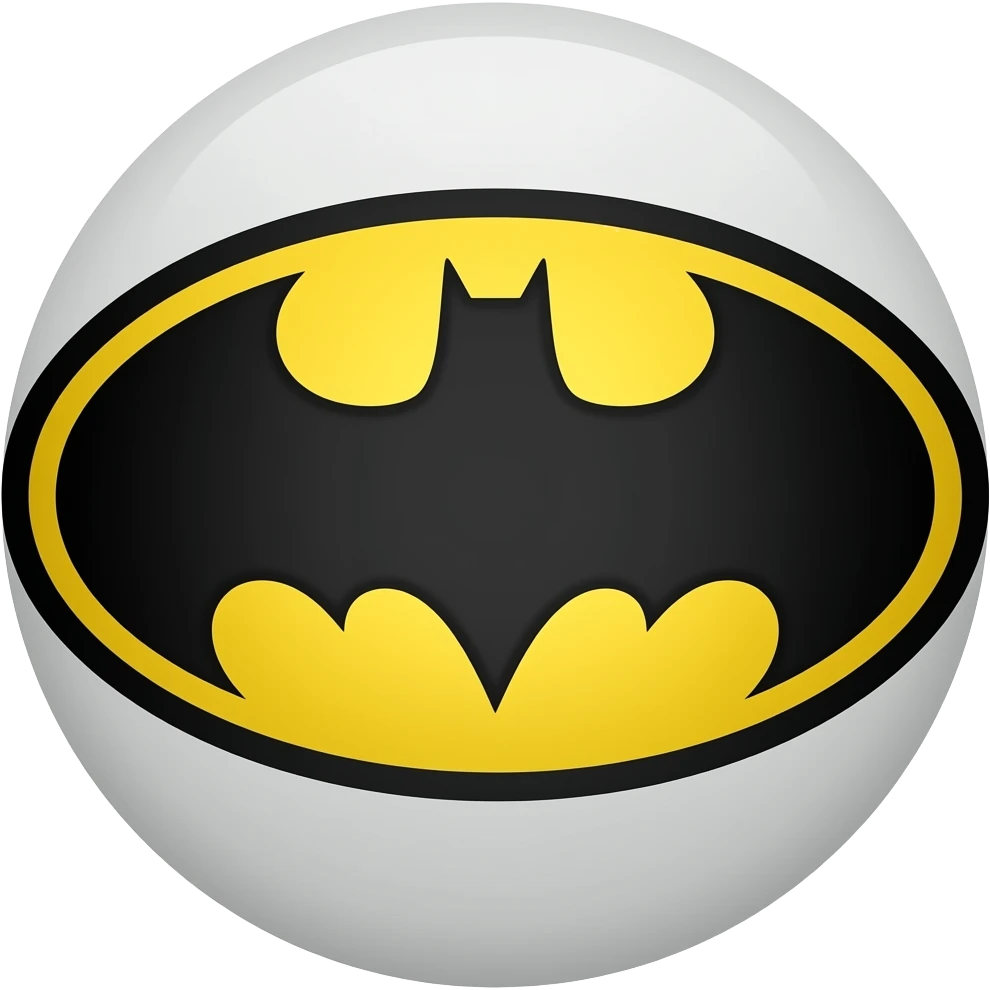 Batman logo emoji