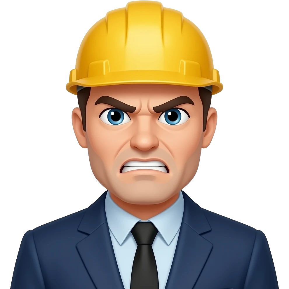 angry engineer emoji