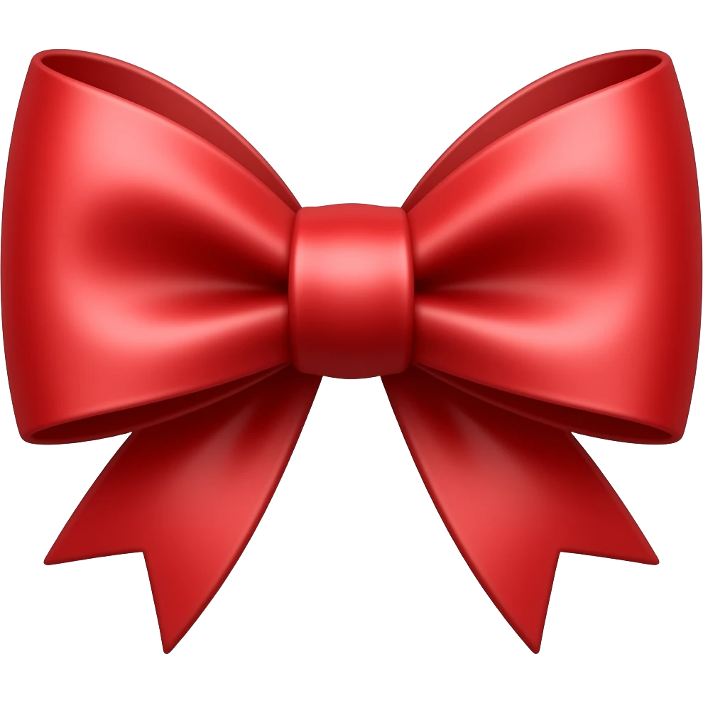 Rote Schleife 🎀 so eine in rot emoji