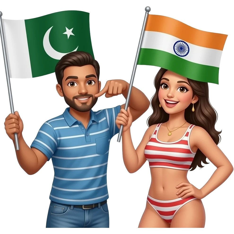 image of pakistani flag men fucking a indian flag women diggy style emoji