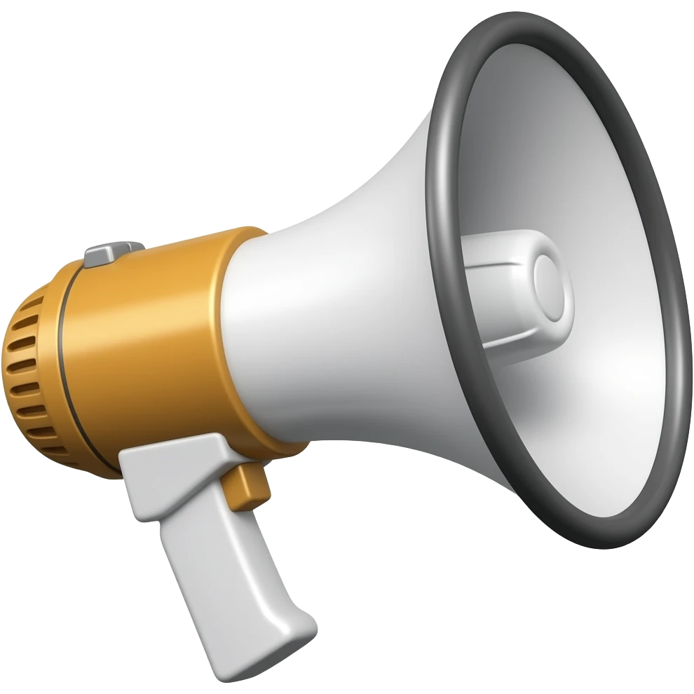 Megaphone emoji