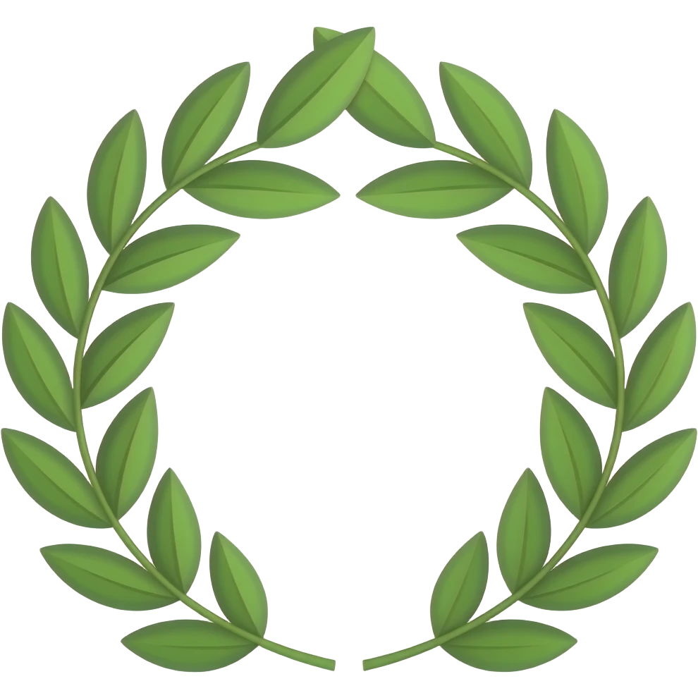 Leaf tiara emoji