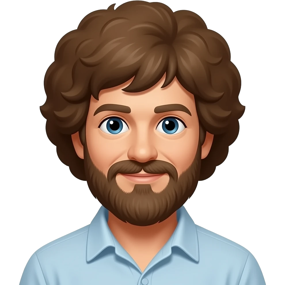 bob ross white emoji