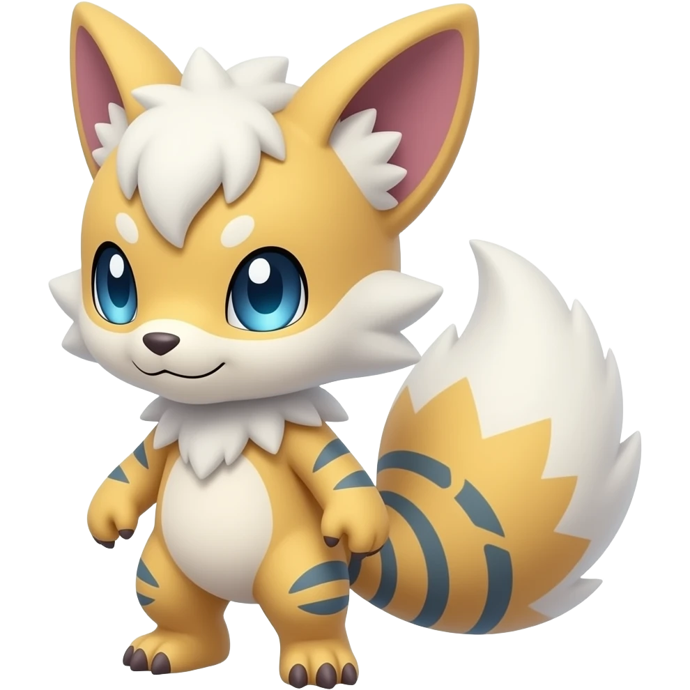 Meowstic-Minccino-Furret-Milotic-Exveemon-Digimon-hybrid emoji
