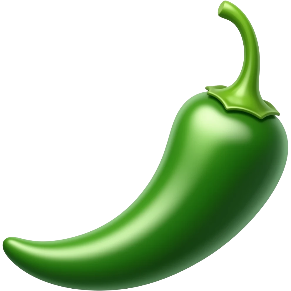 green chilli emoji