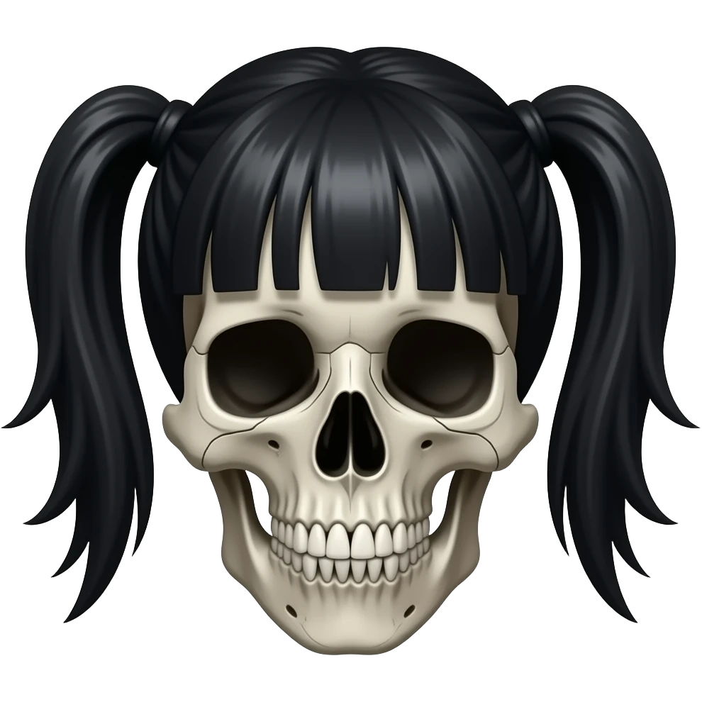 EMO SKULL FIX DEAD A$$ MAKE  THIS THING A GIRL emoji