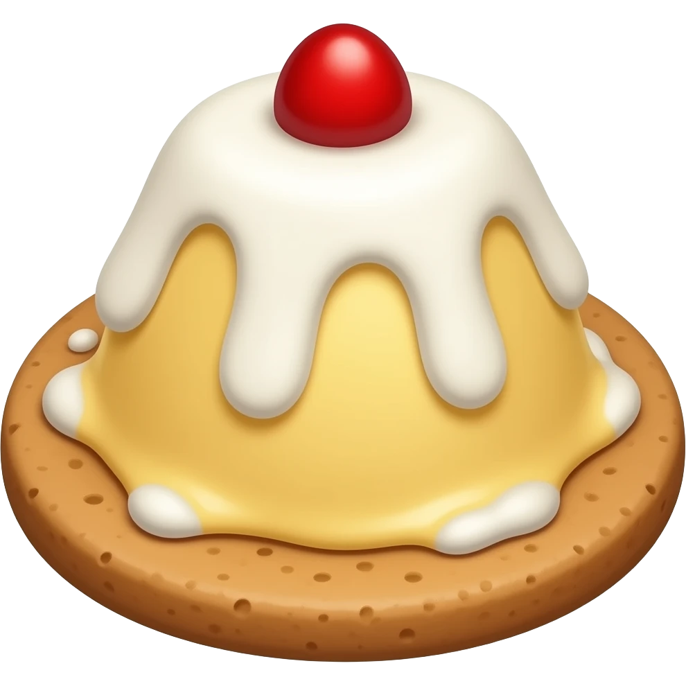 Banna pudding cookie emoji