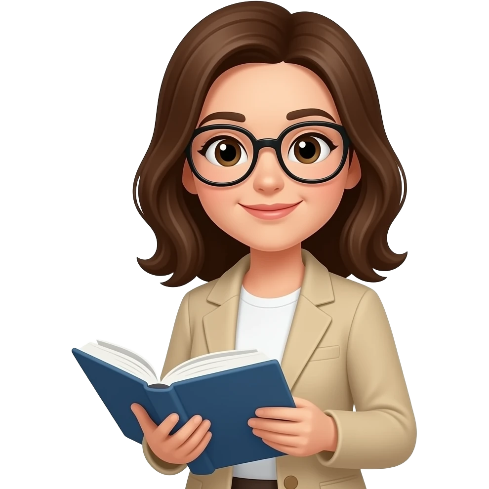 mujer estudiando emoji