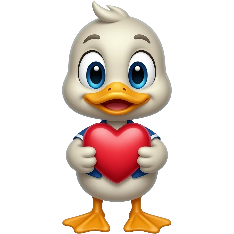 ♥️🦆این دو تا رو ترکیب کن و ی استیکر خوشگل بساز emoji