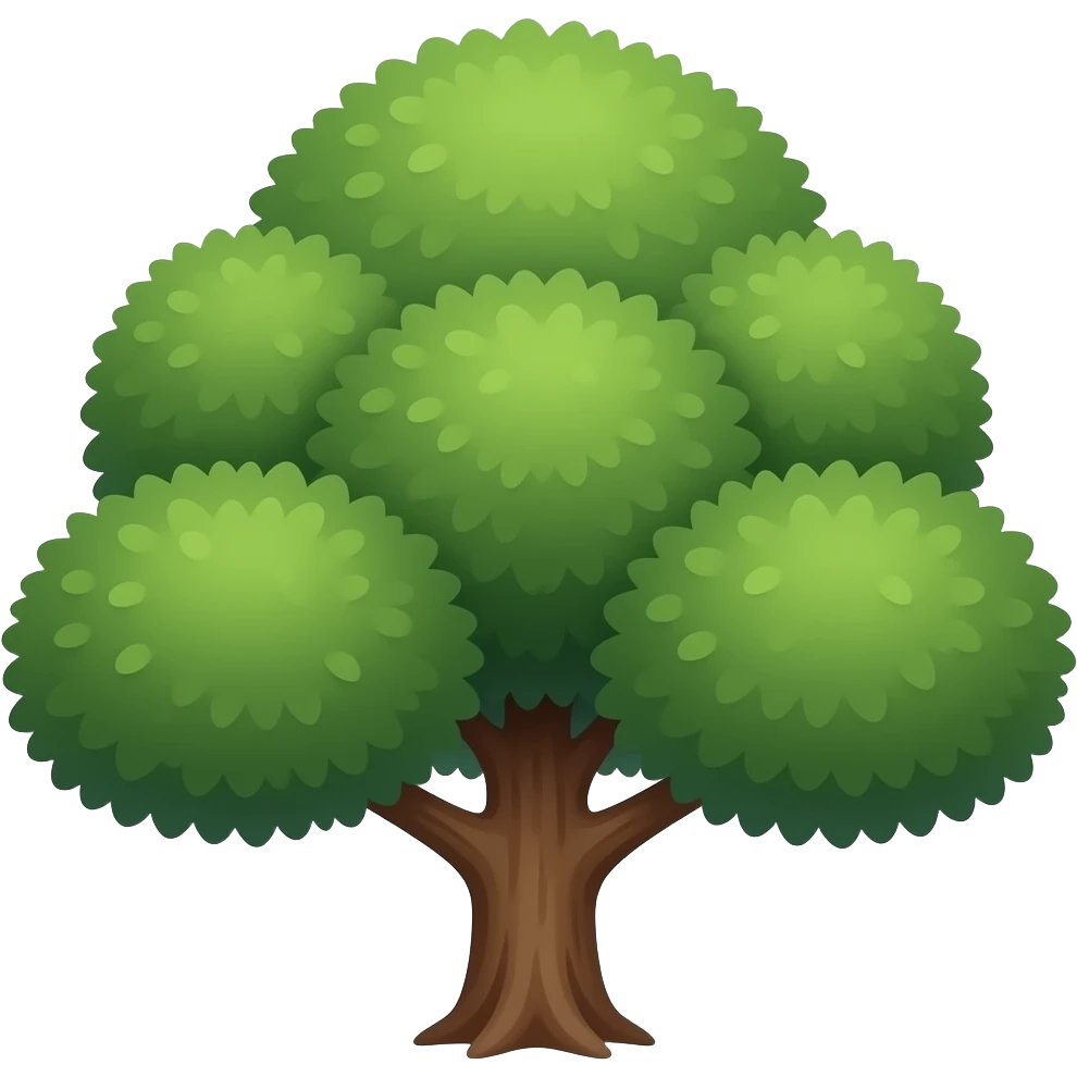 Нарисуй дерево сосны крымской (сосну Палласа) emoji