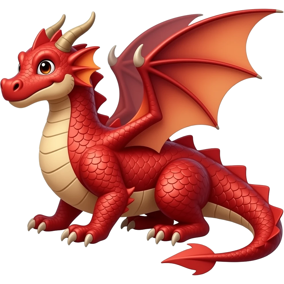 Dragón rojo emoji