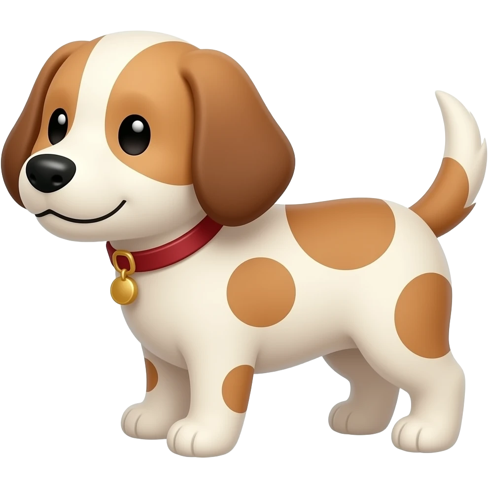 cute Dotted dog emoji