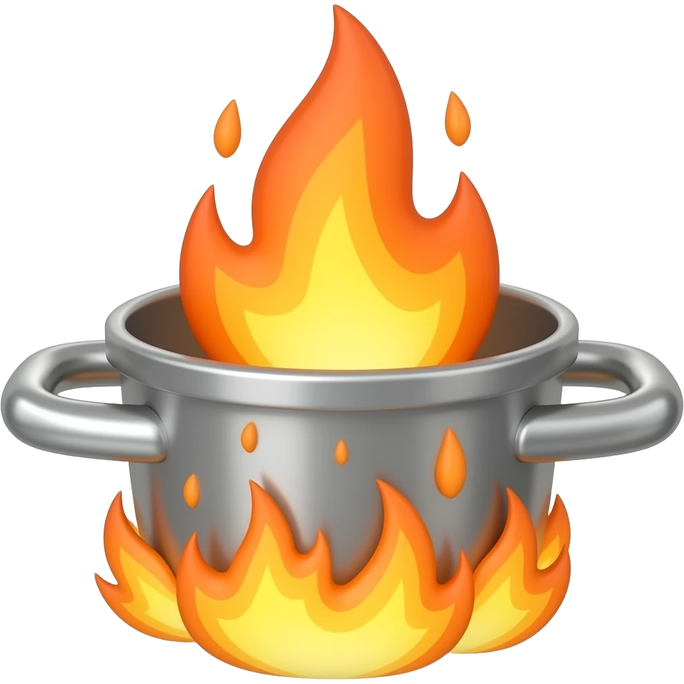 סיר פויקה על האש emoji