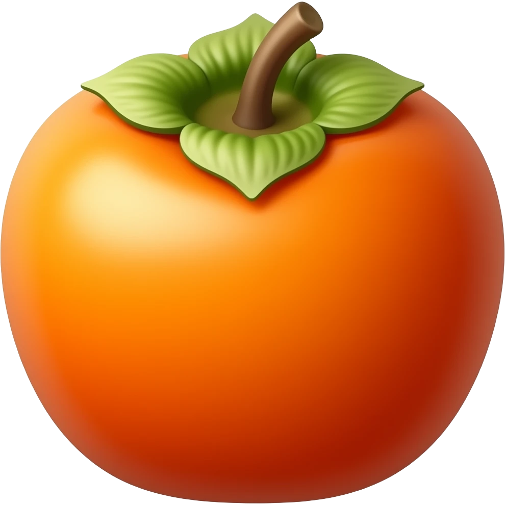 Persimmon emoji