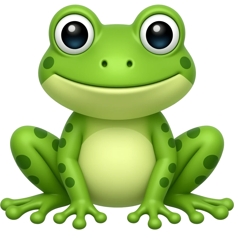cartoon frog emoji