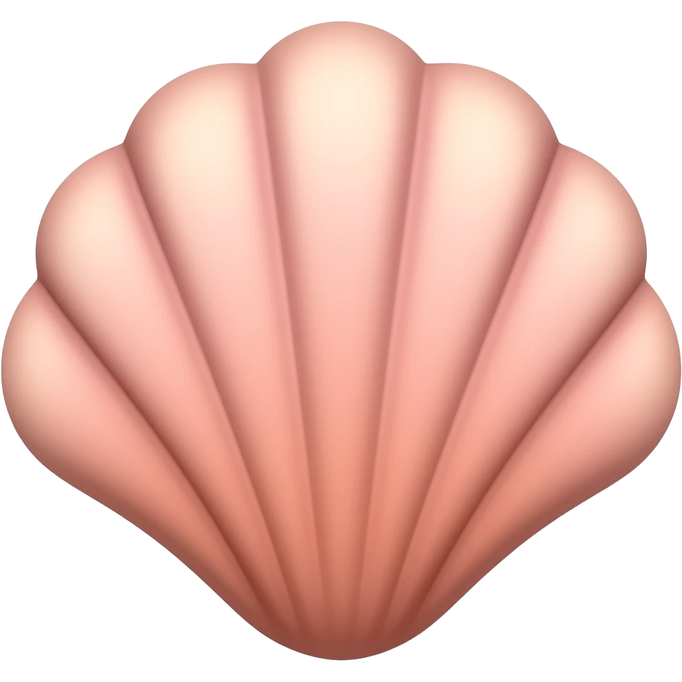 Concha rosa emoji