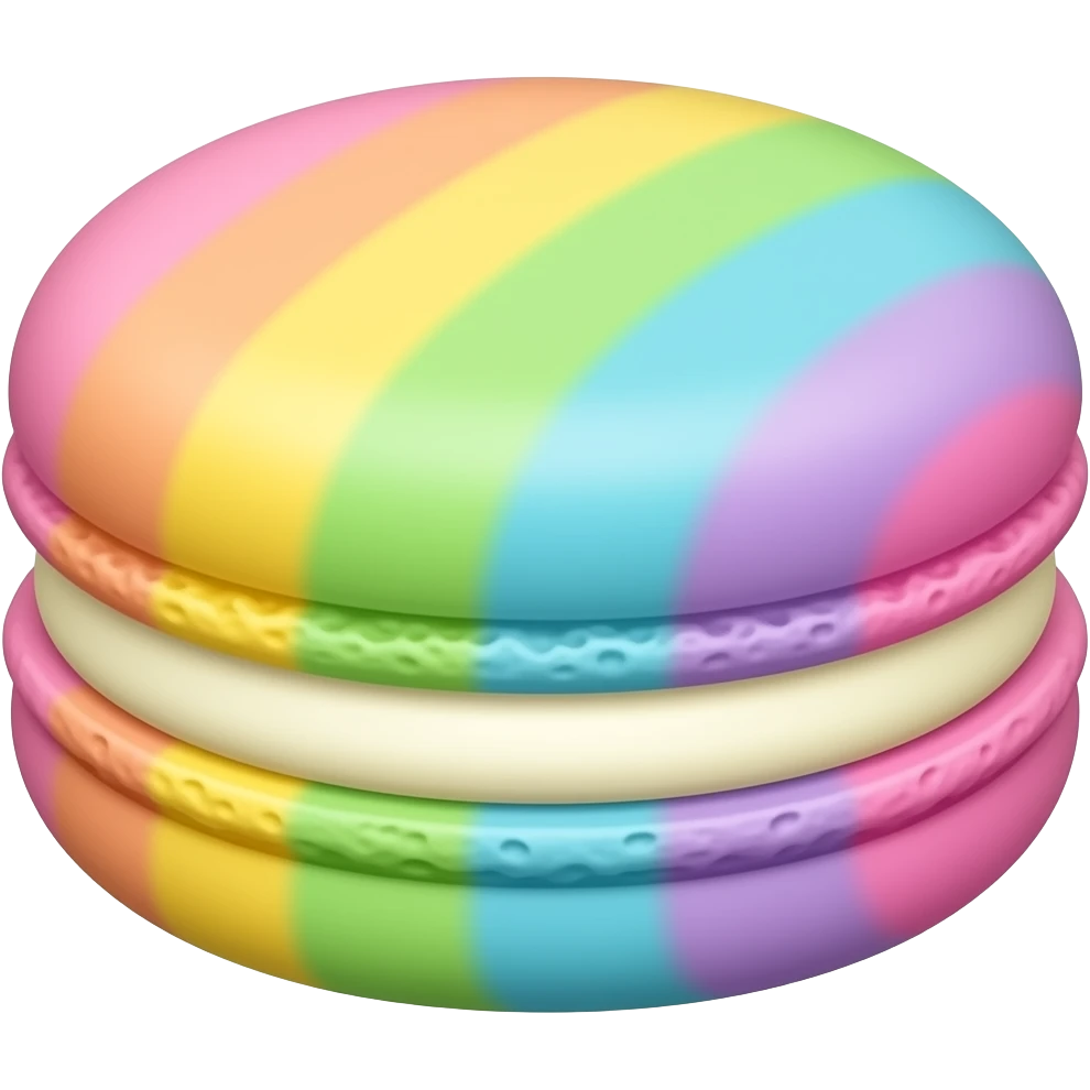 macaroons Rainbow emoji