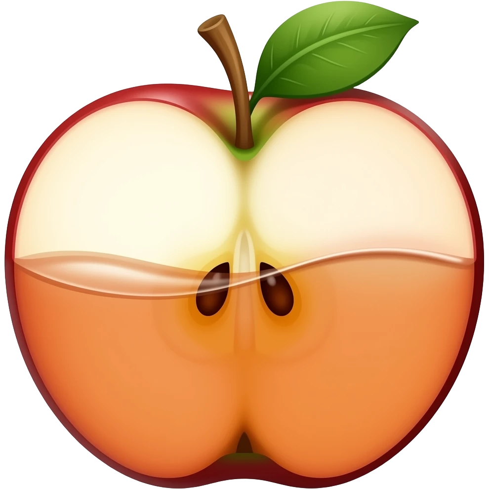 make something with apple liquid style emoji
