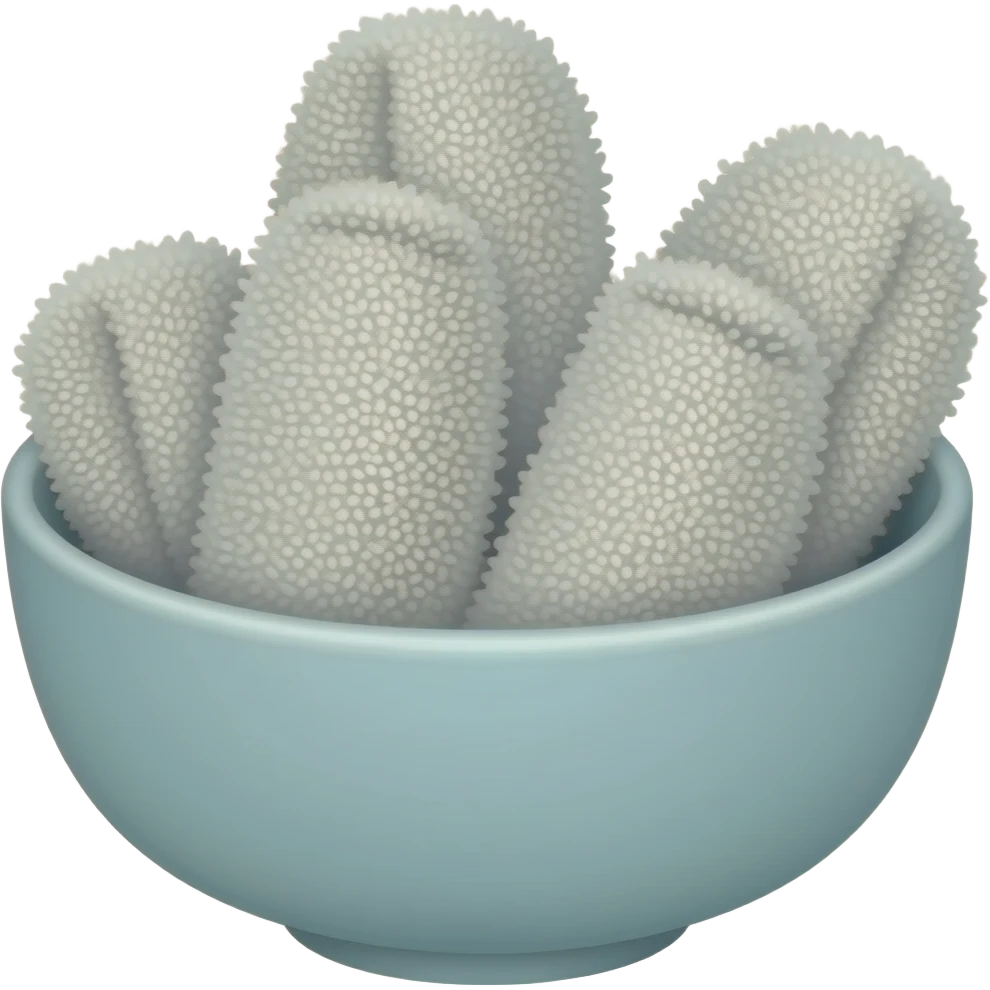 Spa ice towels in bowl emoji