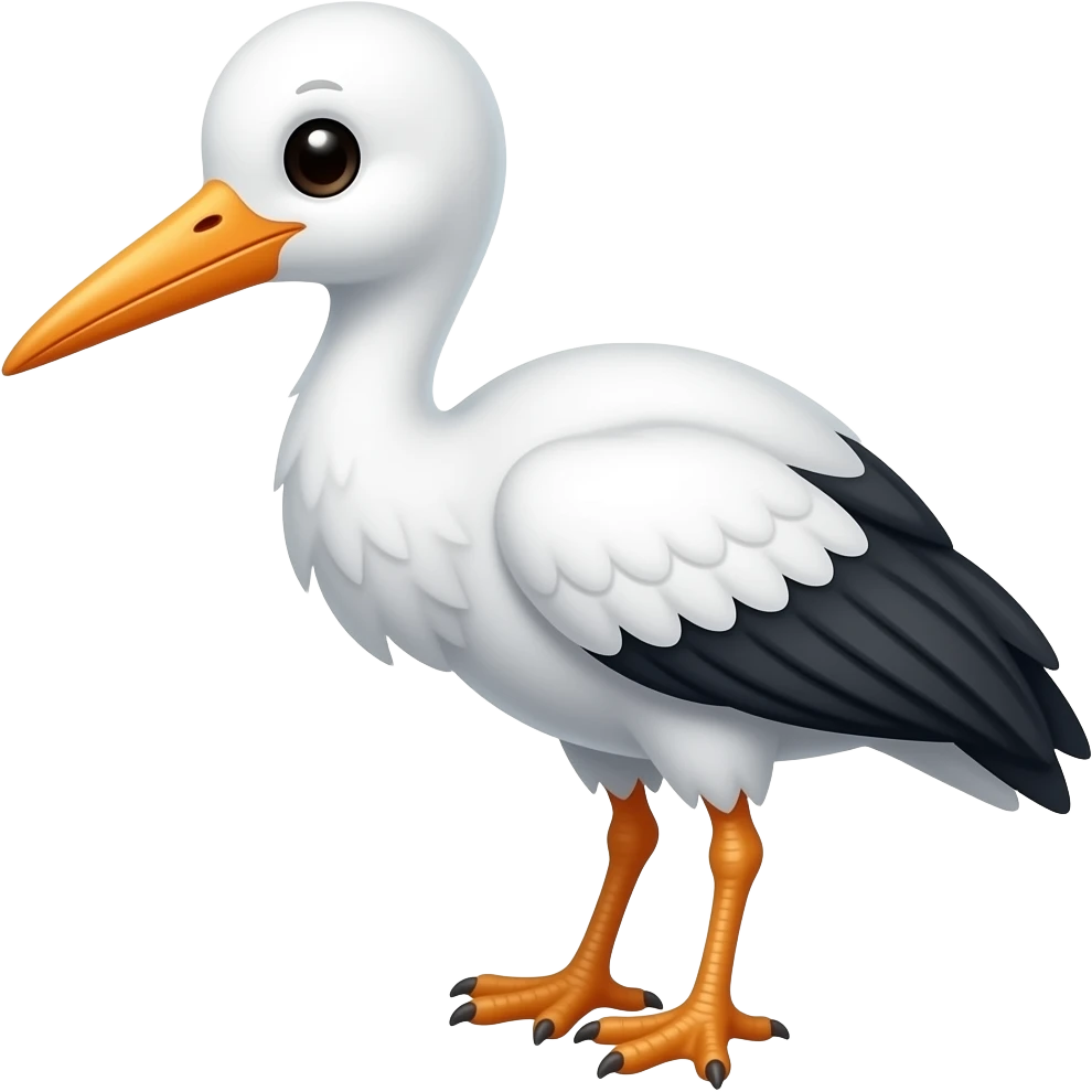 cigueña bebe emoji