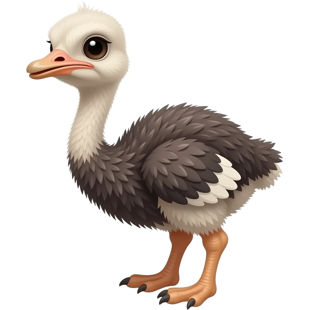 Baby ostrich emoji