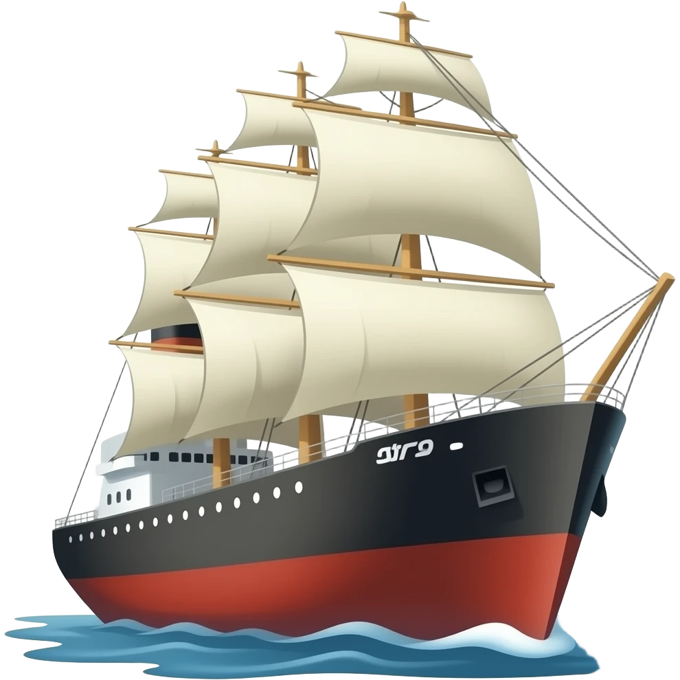 Giant ship emoji