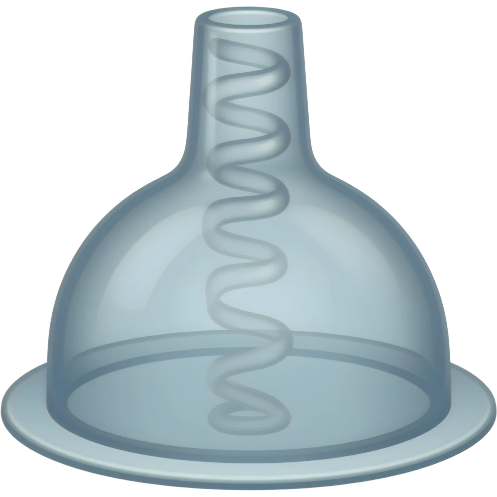 vacuum cup with convolutions emoji