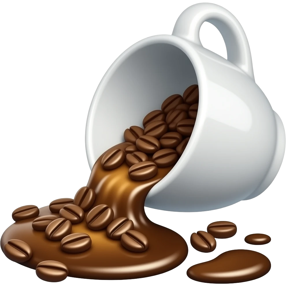 spill coffee emoji