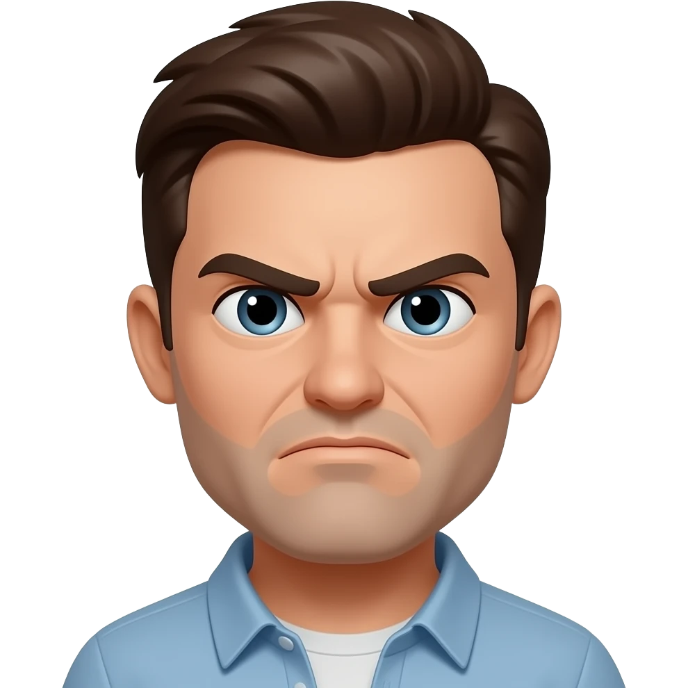 Grumpy emoji emoji