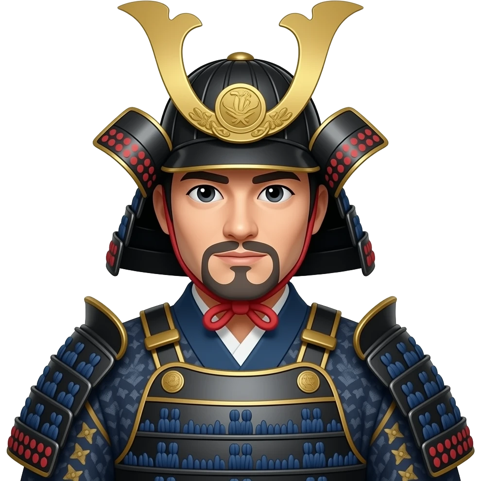 Classic samurai in Suit emoji