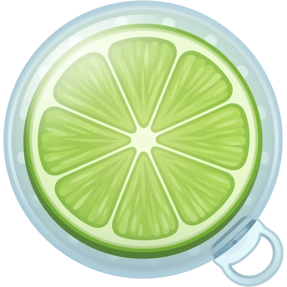 Lime Iingredient in shower steamer emoji