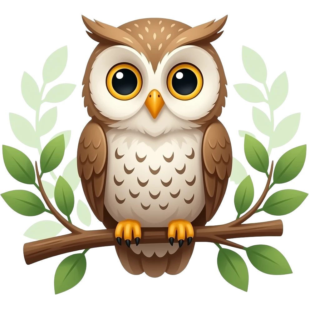 Buho simpatico emoji