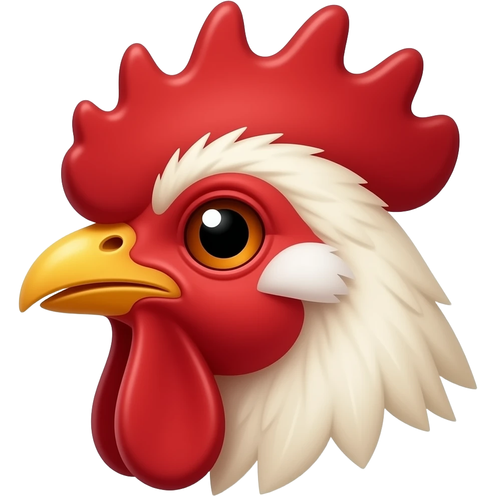 Rooster Face emoji