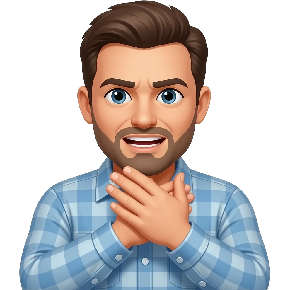 Man being slapped emoji