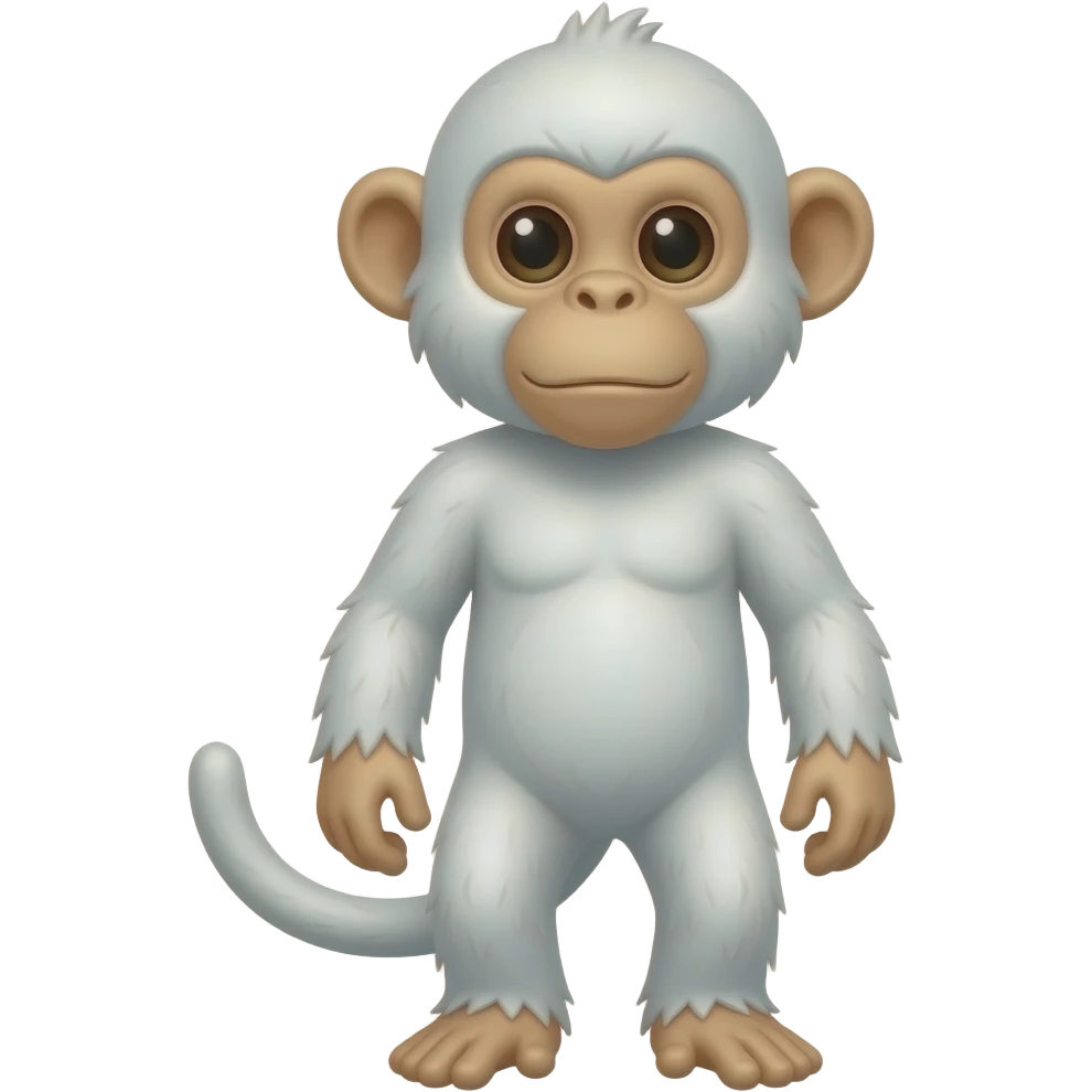 White monkey emoji
