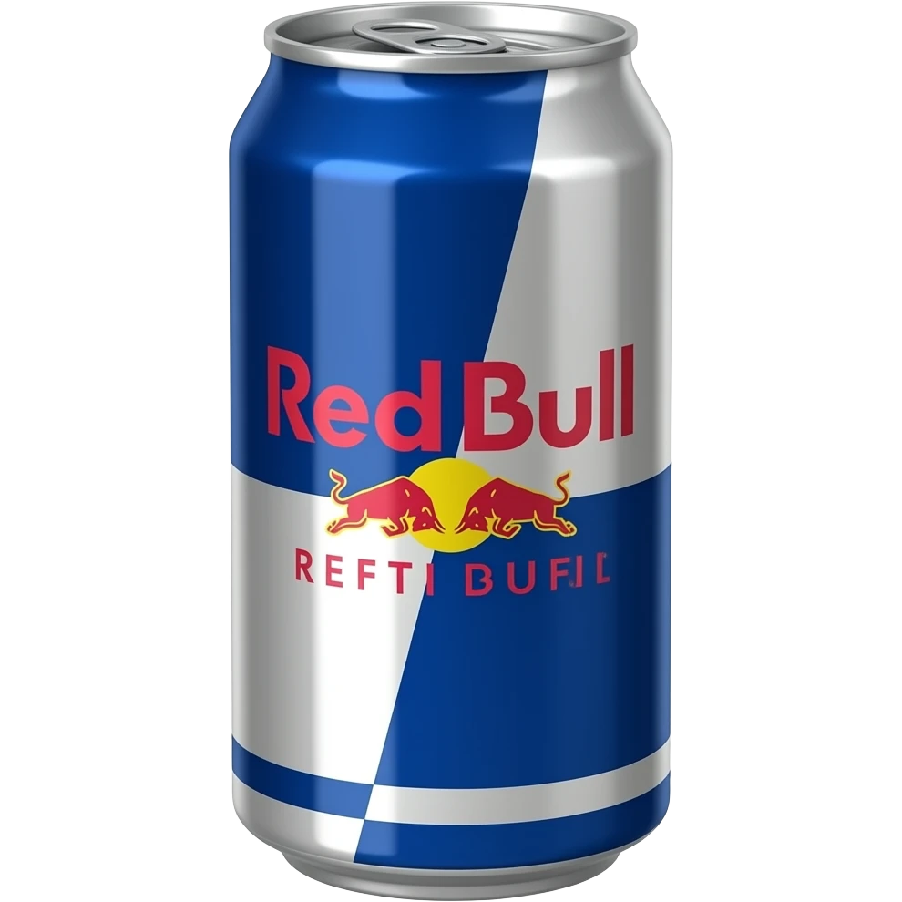 Energy drink  redbull metal bottle emoji