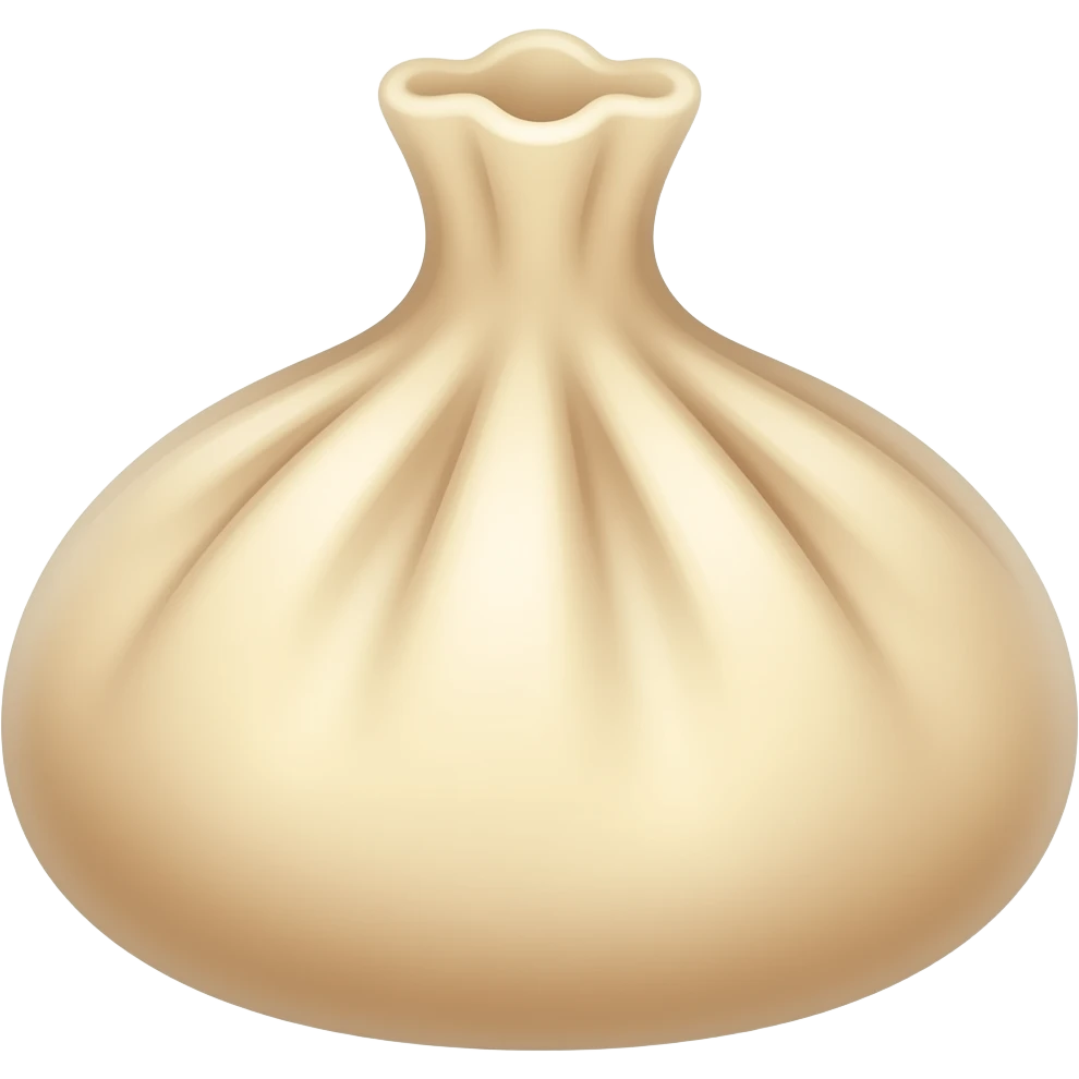 Squishy dumpling emoji