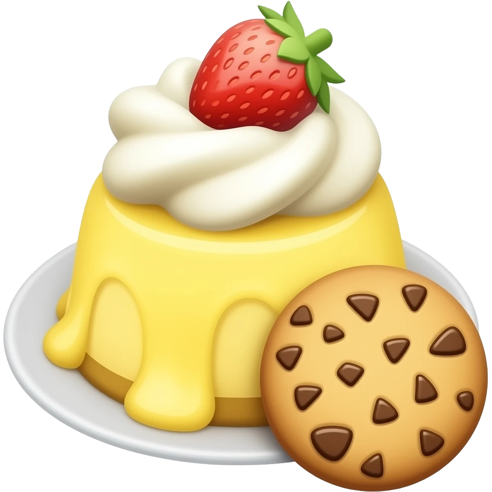 🍮🍪 emoji