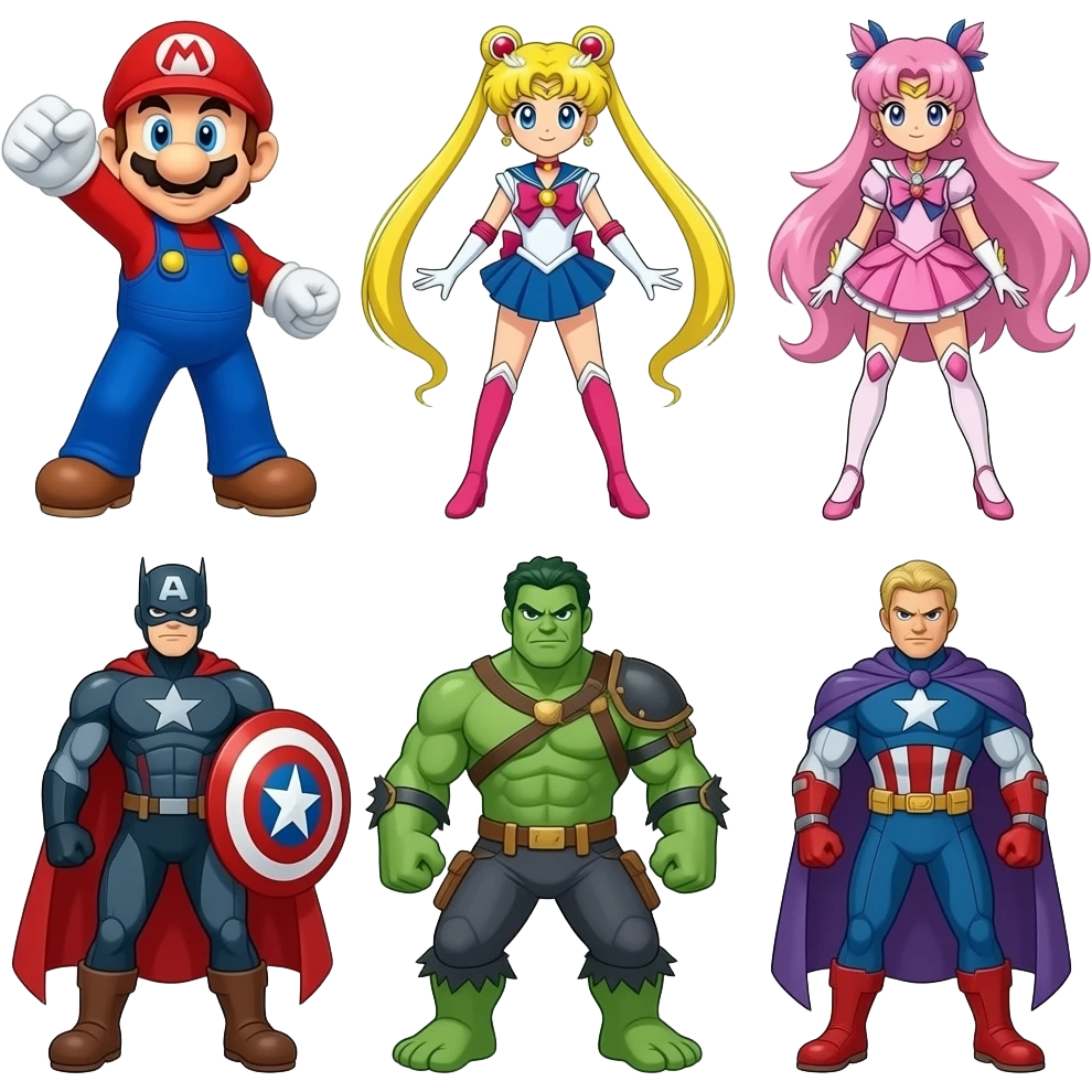 スーパーマッシュブラザーズ クロスオーバー マルチバース プリキュア ジャスティスリーグ アベンジャーズ セーラームーン オールスター ブロール メレー インフィニティワールド アルティメットデラックス emoji