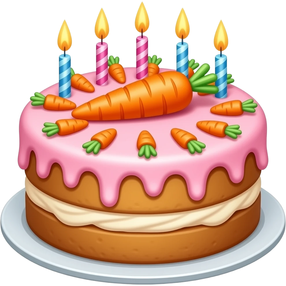 Birthday Carrot Cake emoji