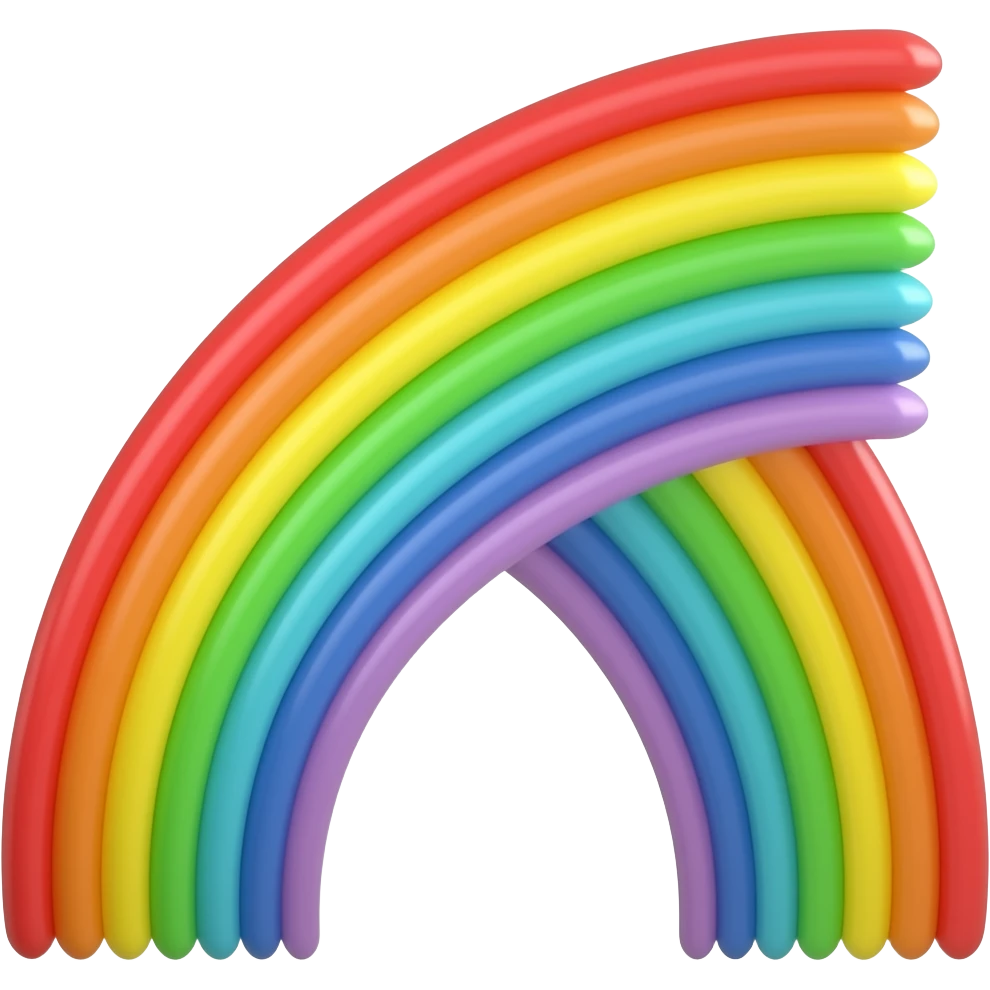 Rainbow emoji