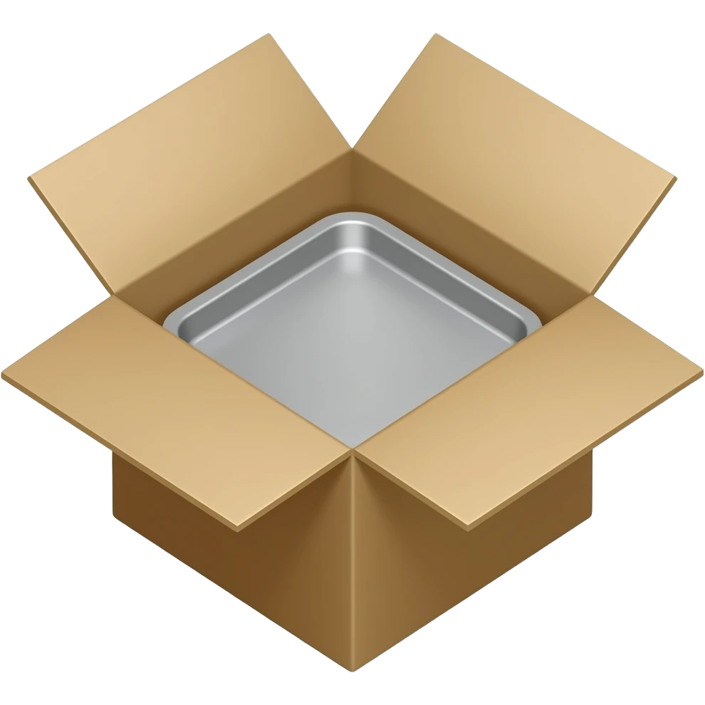 Box opened flatray emoji