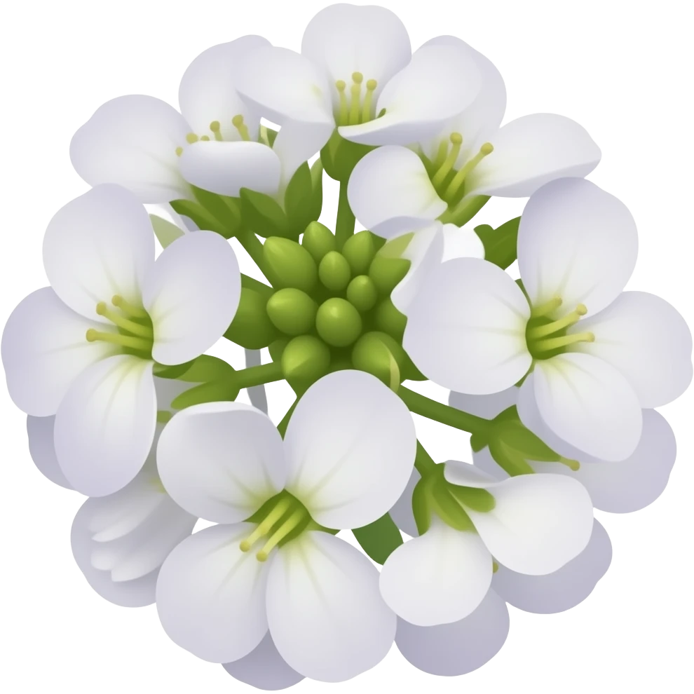 нарисуй common shepherds purse emoji