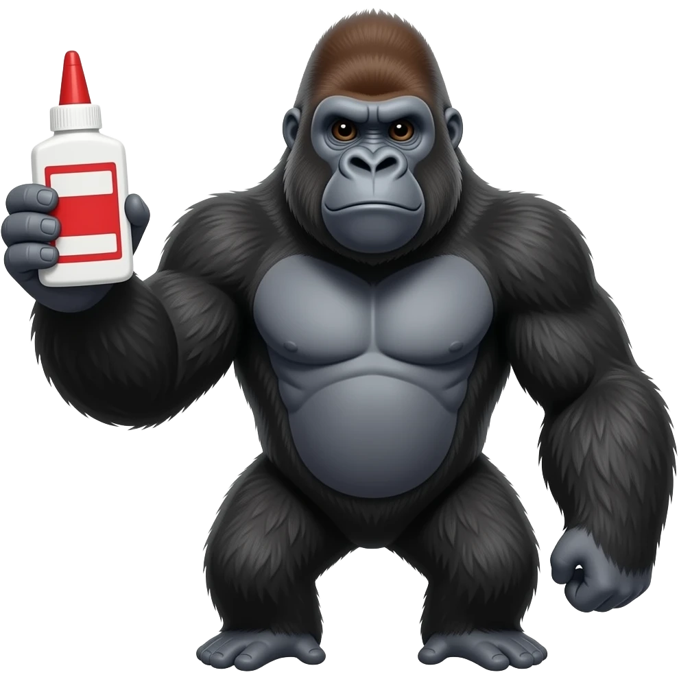 gorilla lab glue emoji