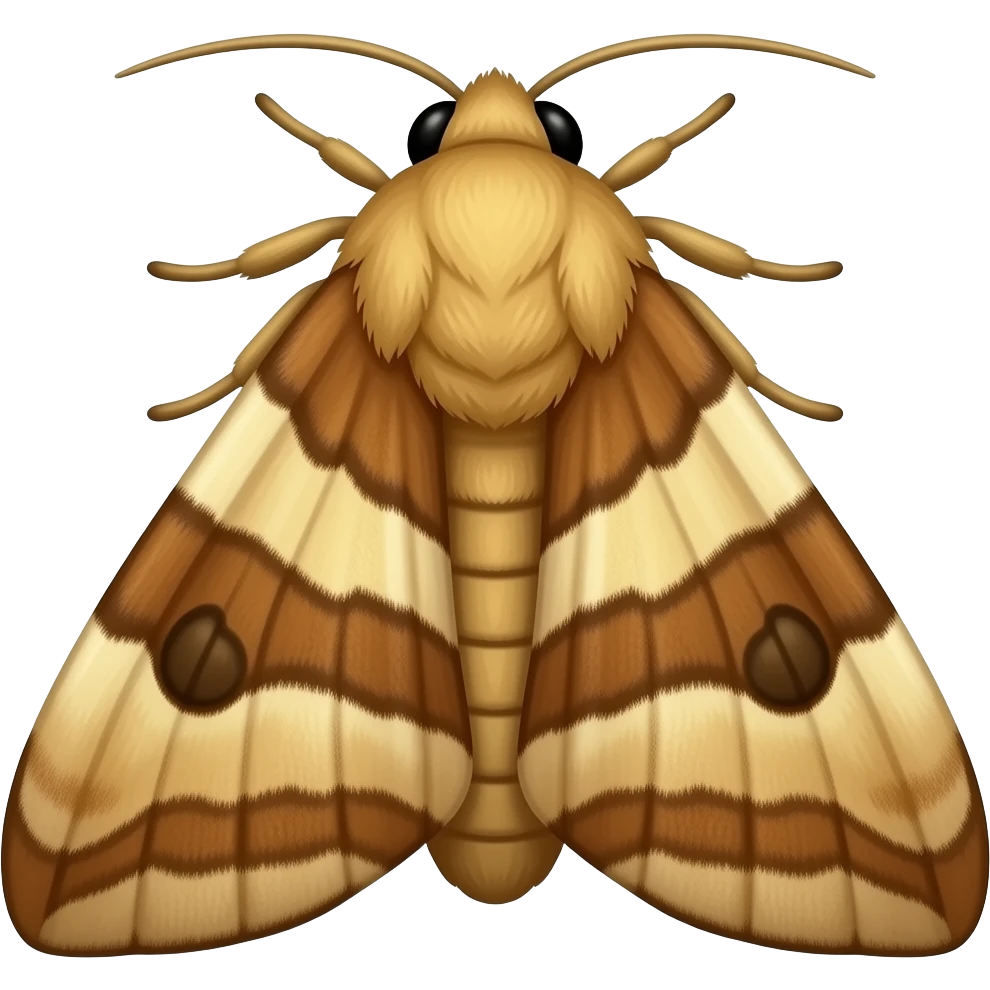 rosy maple moth emoji