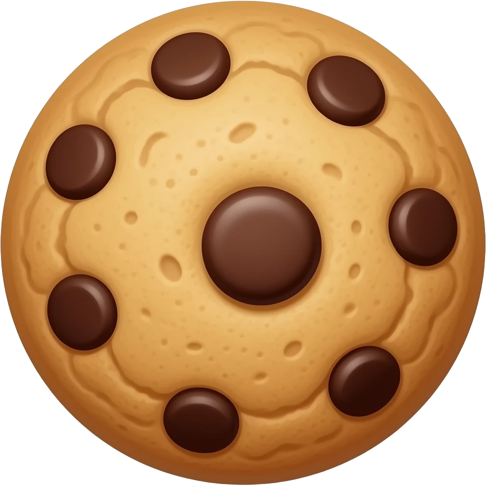 chocolate chip cookie emoji