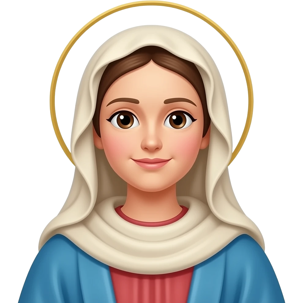 Virgen maria emoji